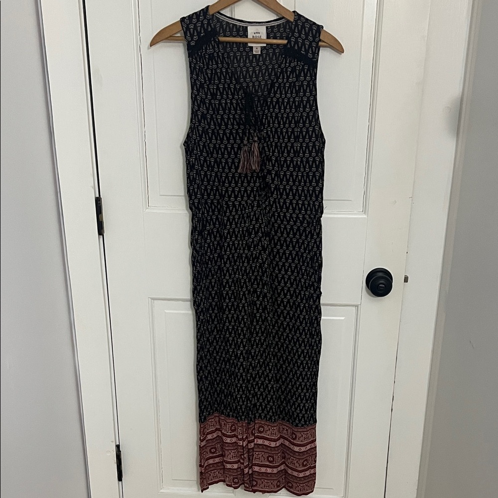 Black and Red Romper Dress